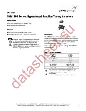 SMV1263-079LF datasheet  